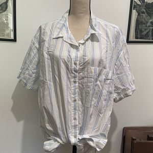 NWT Ava & Viv button down top sz 1X